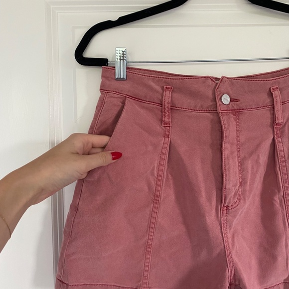 SOLD Paige Anessa Shorts High Waisted in Vintage Soft Rose size 29 - Picture 4 of 7